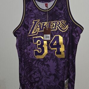 Mitchell & Ness Purple Lakers Swingman Jersey